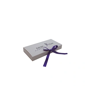 Factory Wholesale Luxury Hair Wig Packaging Box With Ribbon Folding Packaging Wig Box