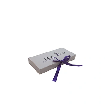 Factory Wholesale Luxury Hair Wig Packaging Box With Ribbon Folding Packaging Wig Box