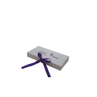 Factory Wholesale Luxury Hair Wig Packaging Box With Ribbon Folding Packaging Wig Box